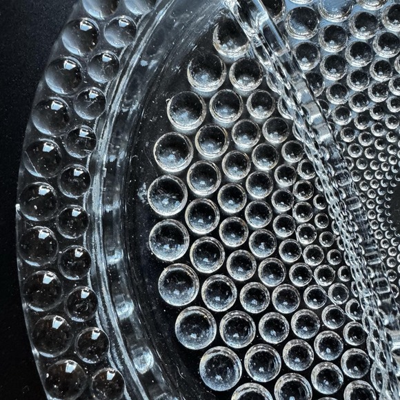 Thousand Eye Hobnail Boppie 11" Divided‎ Relish Platter Dish Vintage - Picture 2 of 8